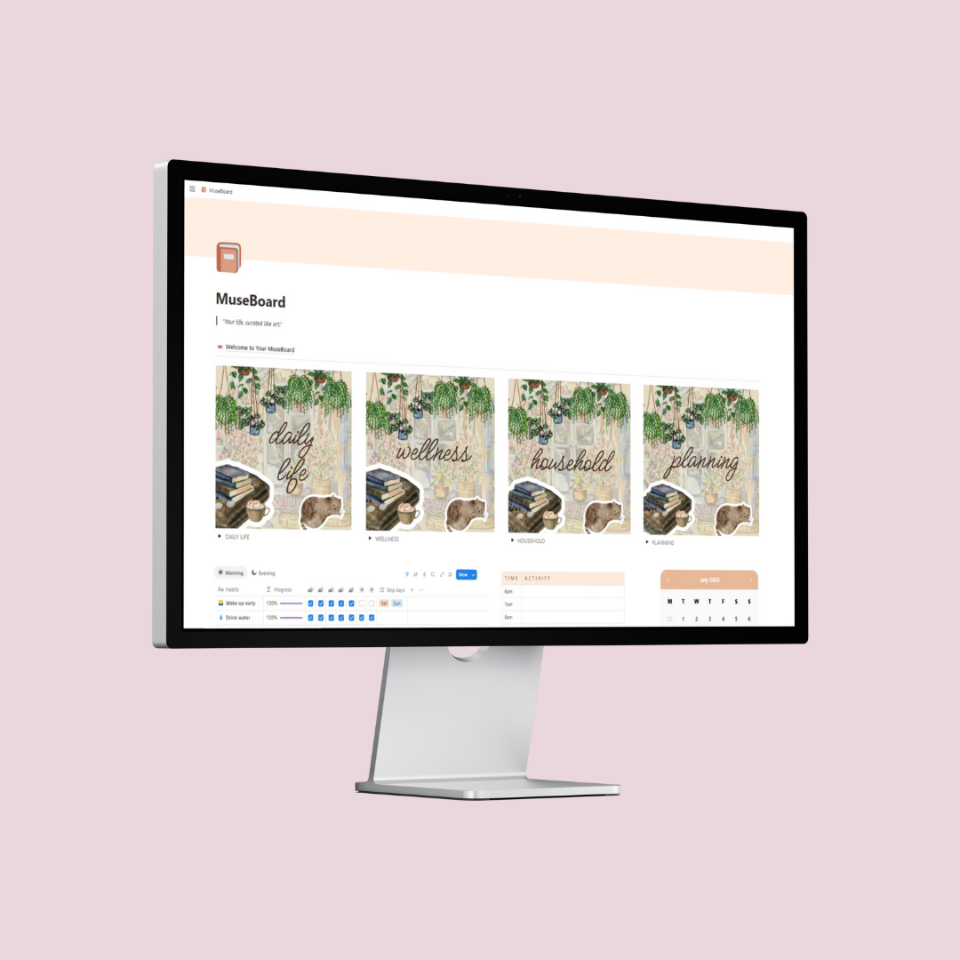 MuseBoard (Aesthetic Notion Planner)